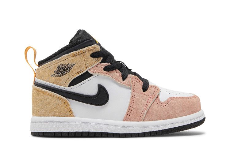 Кроссовки Air Jordan Air Jordan 1 Mid SE TD 'Flight Club', розовый — фото 2