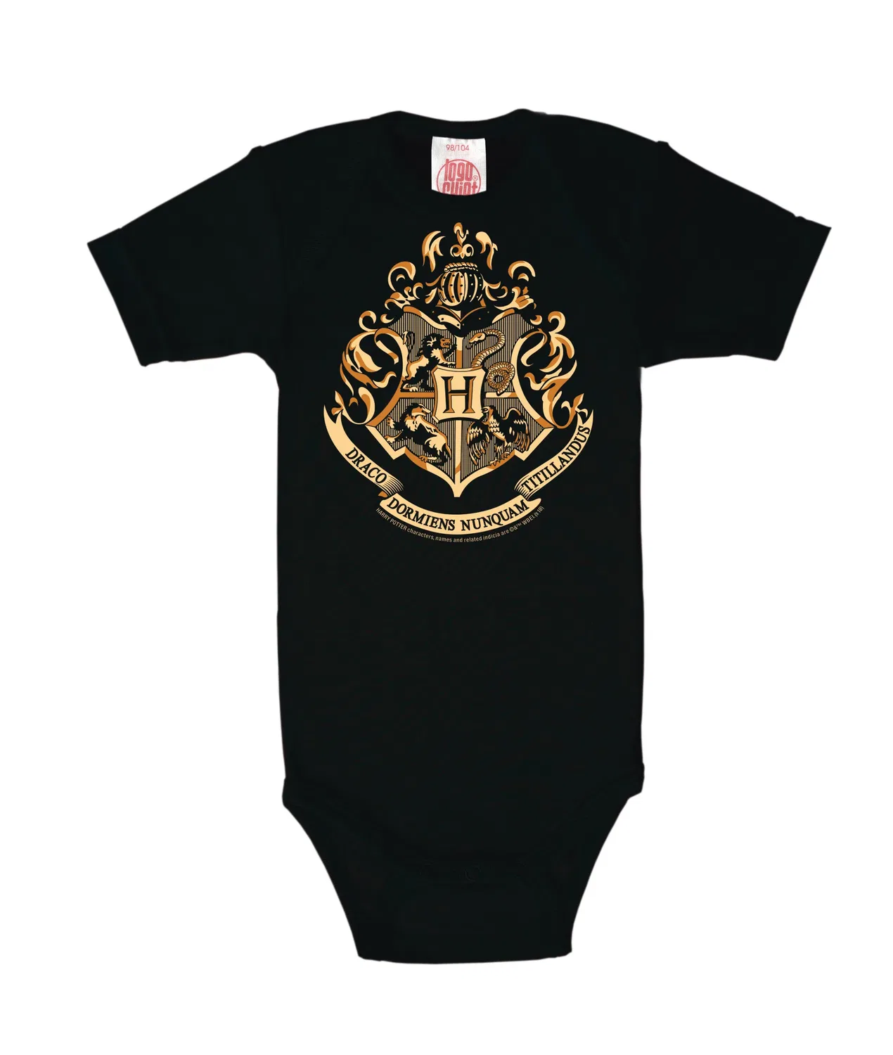Боди для малышей с принтом Harry Potter Logoshirt, черный