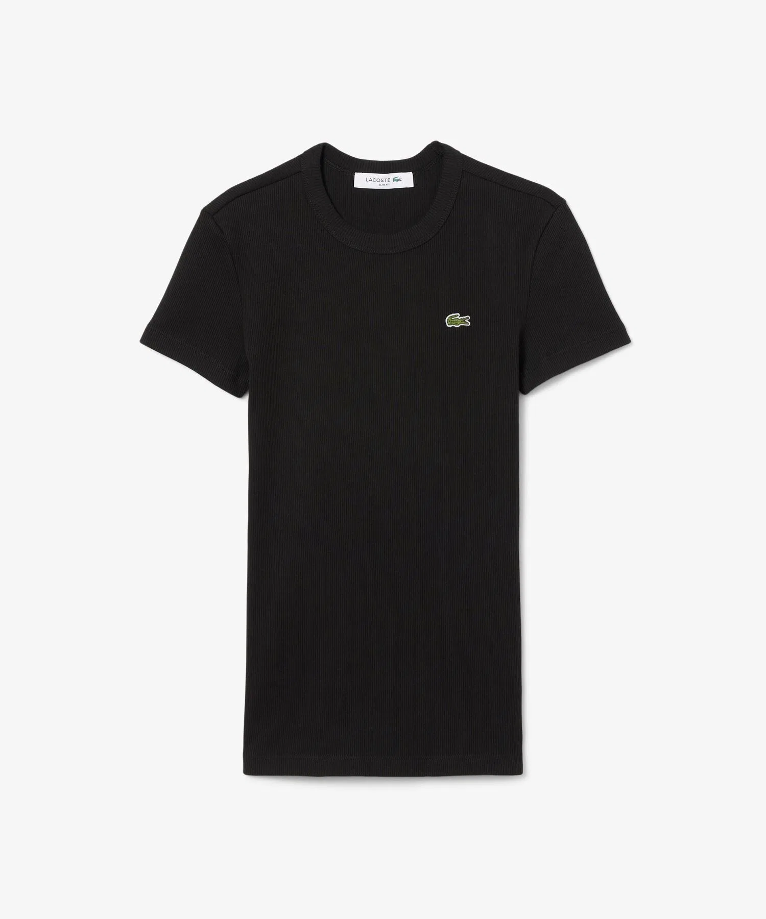 Футболка LACOSTE Slim Fit, женская, желтая — фото 2