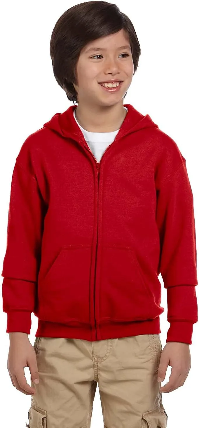 

Gildan - Youth Heavy Blend 50/50 худи на молнии, 12 шт