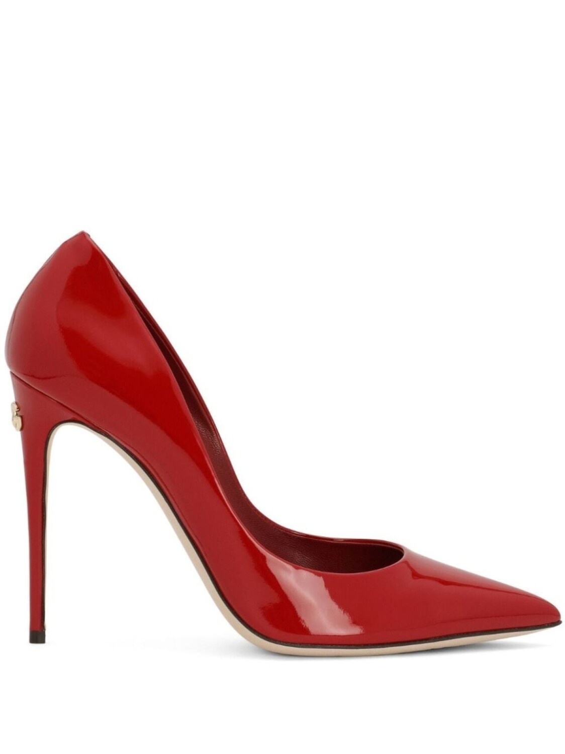 

Dolce & Gabbana туфли DG Logo 105 с заостренным носком, красный
