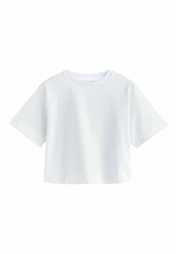 Свободная, плотная, базовая футболка свободного кроя Next, White