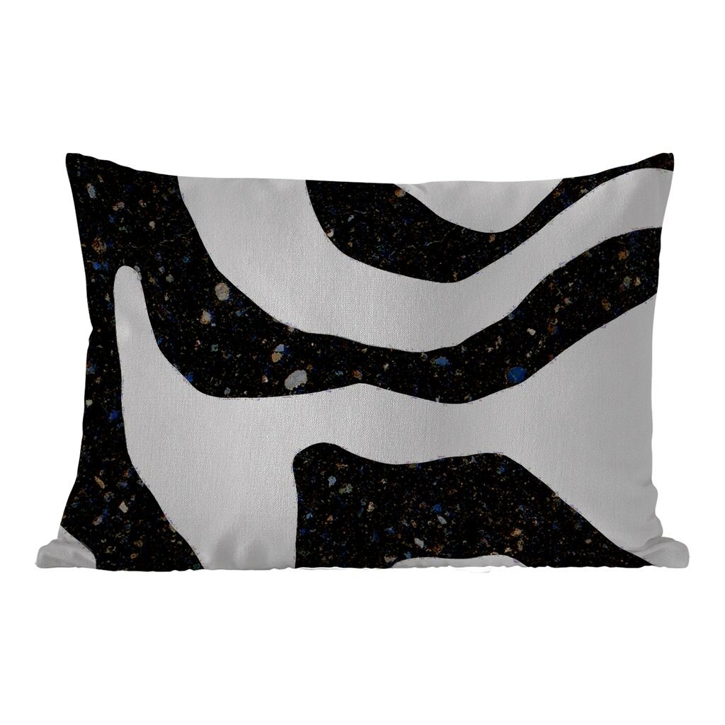 

Уличная подушка MuchoWow - Абстракция - Минимализм - Дизайн - 50x30 см - Устойчивость к атмосферным воздействиям - Подушка для отдыха - Чехол на подушку - Хлопчатобумажная ткань - Декоративные наволочки, мультиколор