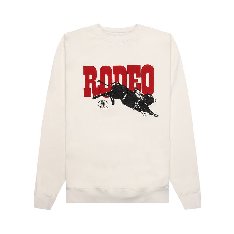 

Толстовка One Of These Days Go Rodeo Crewneck Bone, белый