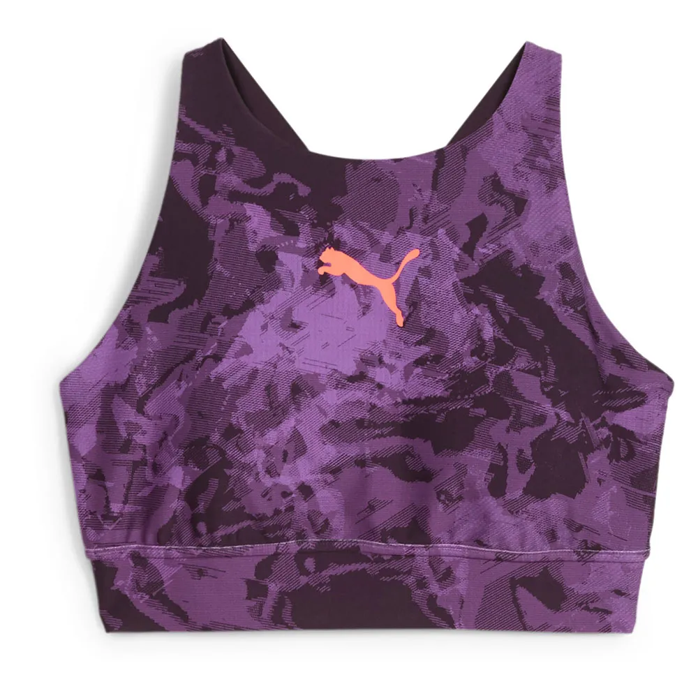 

Спортивный бюстгальтер Puma Individualblaze Eversculpt sports bra, фиолетовый