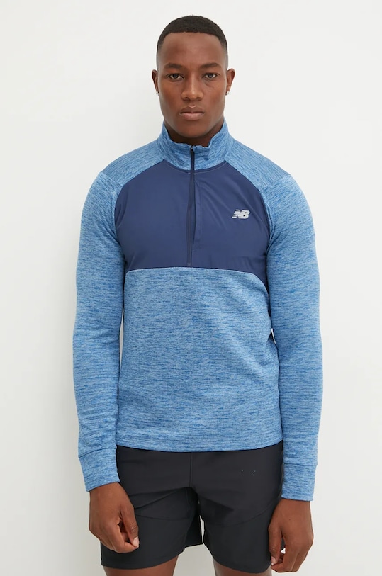 

Беговая толстовка Athletics Heat Grid New Balance, синий