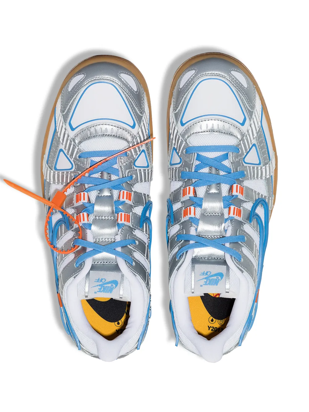 Кроссовки Off-White x Nike Air Rubber Dunk University Blue Nike X Off-White, белый — фото 3
