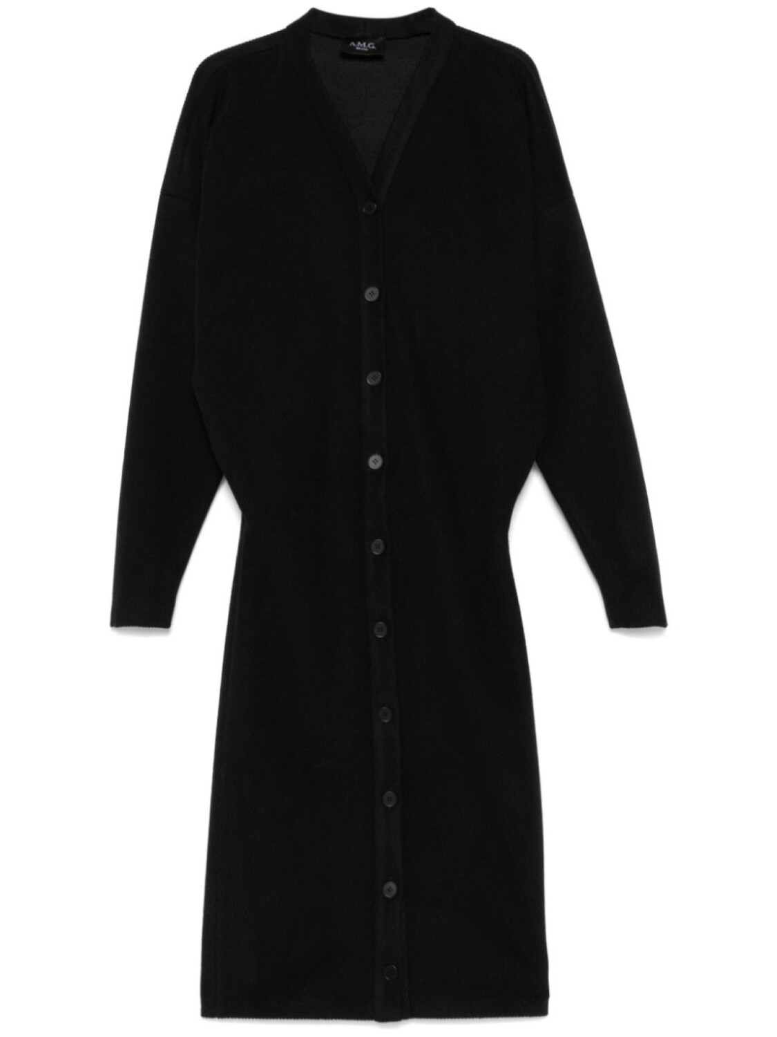 

A.M.G. пальто Woolen, черный