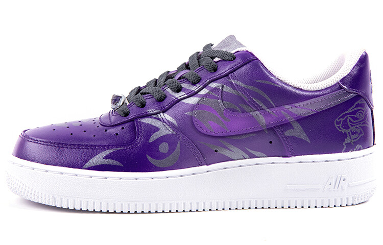 

Кроссовки Nike Air Force 1 Skateboard Shoes Men Low-Top White Purple/Silver