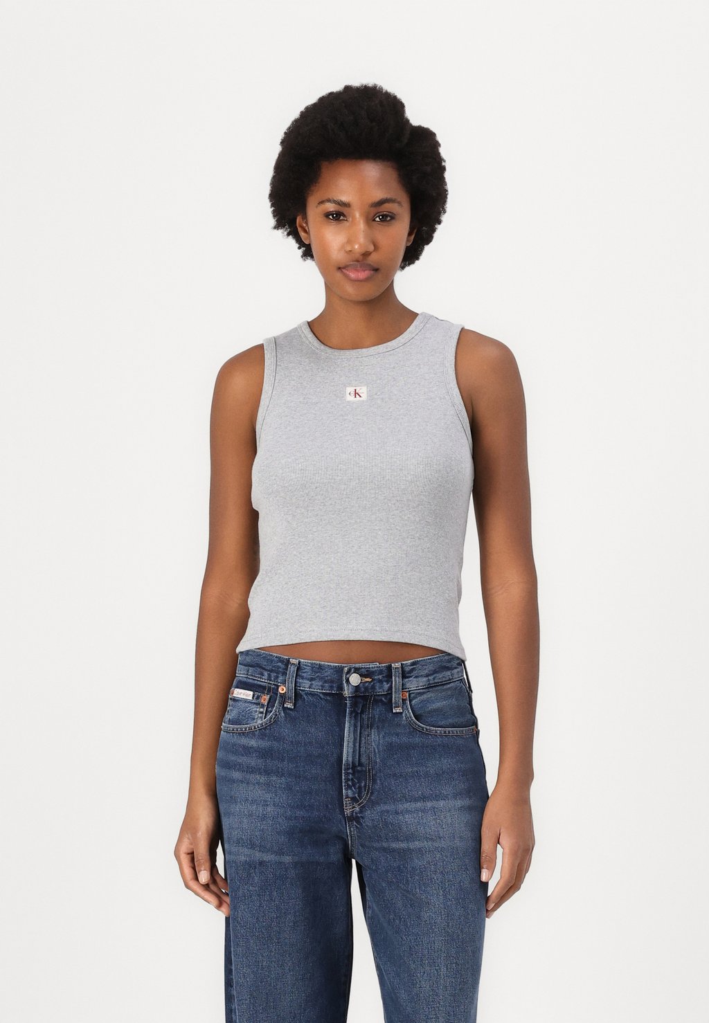 

Топ Calvin Klein Jeans, серый