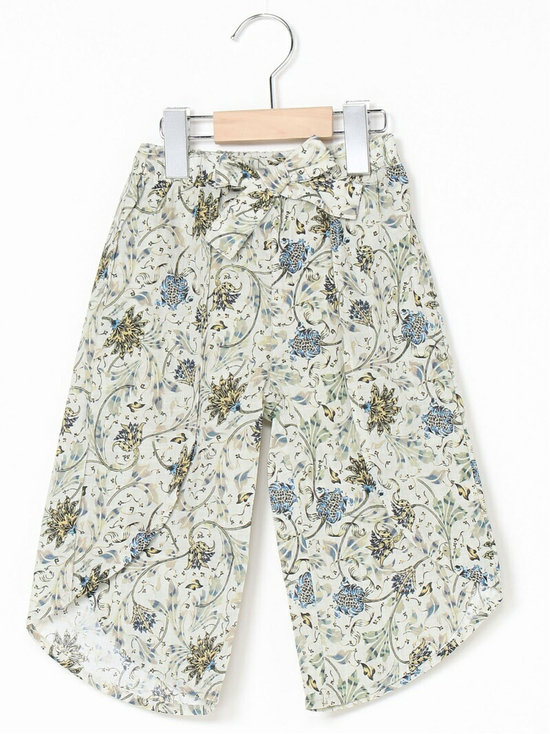 Штаны с широким поясом и лентой на талии Ocean&Ground, Light green