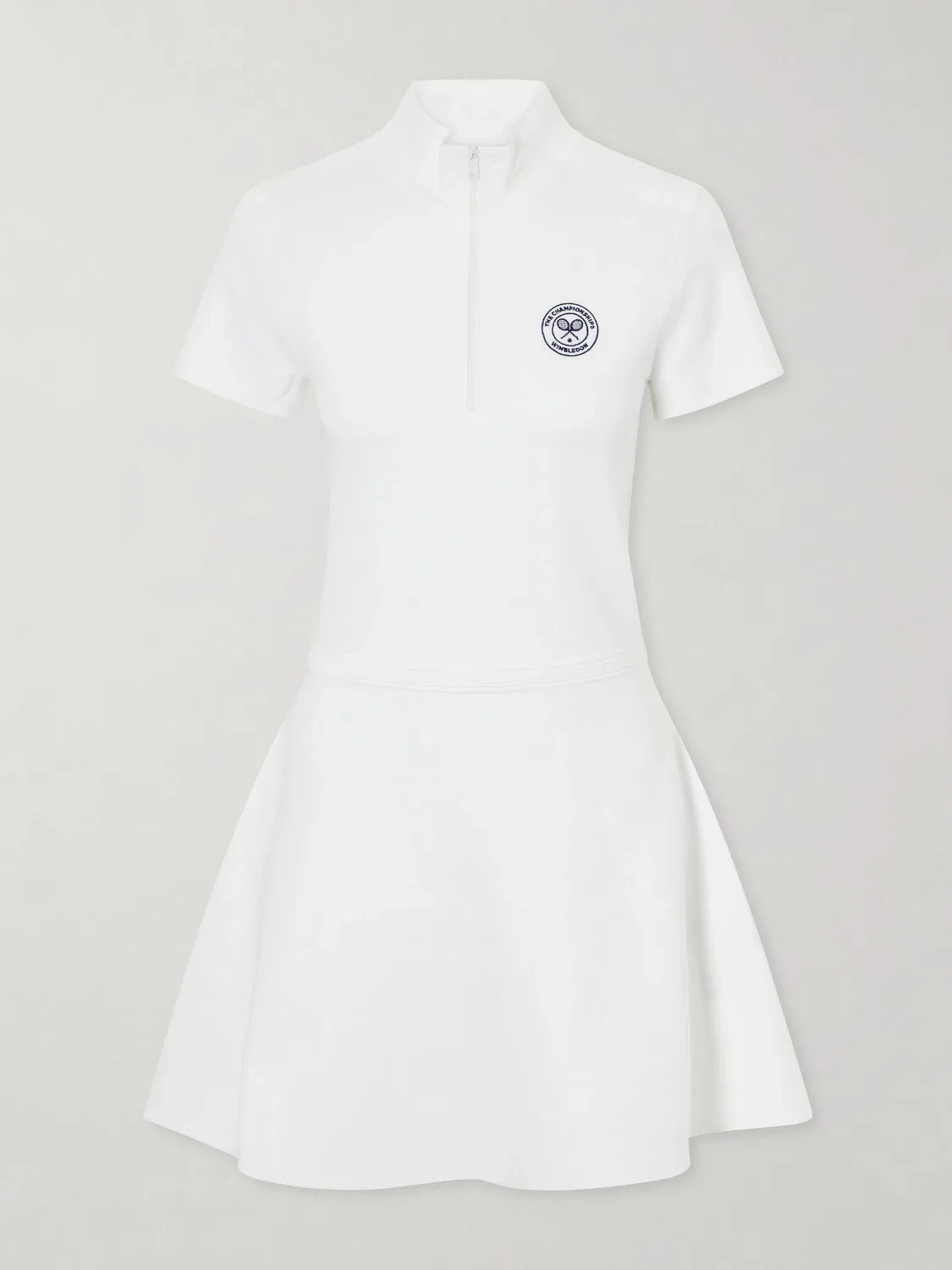 Трикотажное мини-платье POLO RALPH LAUREN «Уимблдон», белый