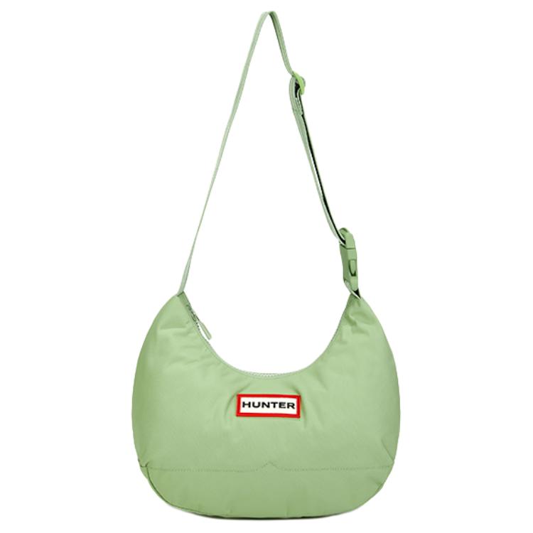

HUNTER Нейлоновая кросс-боди сумка через плечо унисекс серый горохово-зеленый