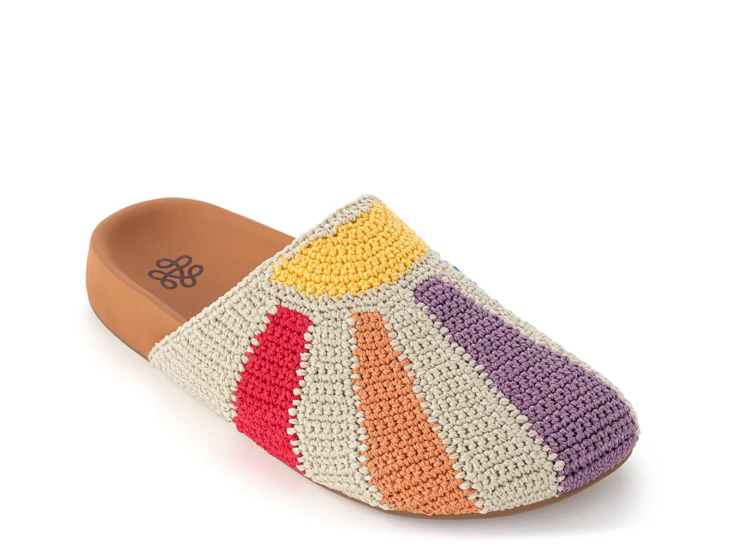 Сабо The Sak Bolinas Crochet Clog, Multicolor Stripe Print