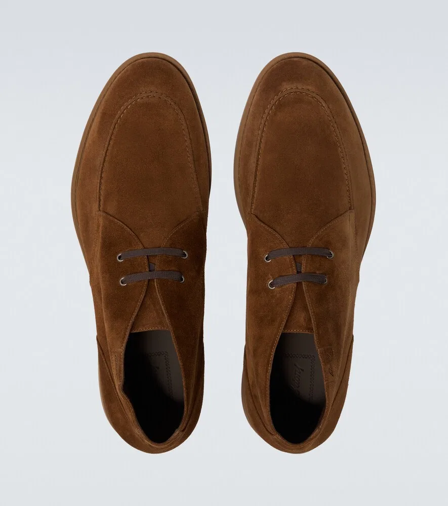 Замшевые ботинки Journey Desert Boots Brioni, коричневый — фото 4