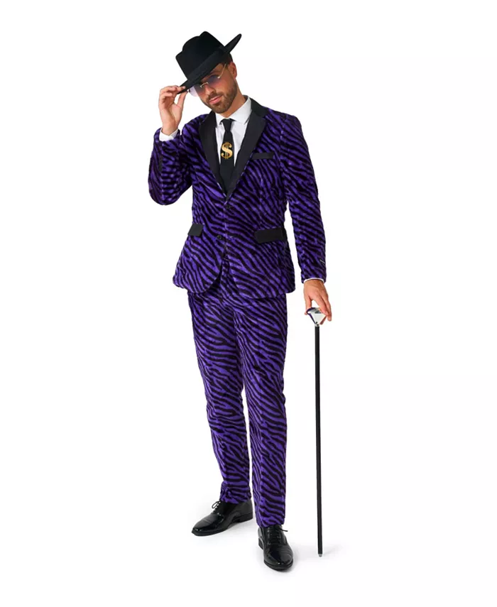 

Мужской праздничный костюм - искусственный мех, фиолетовый - Purple Suitmeister