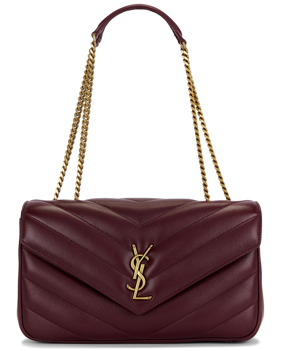 

Средняя сумка Loulou с цепочкой Saint Laurent, Light Hot Wine