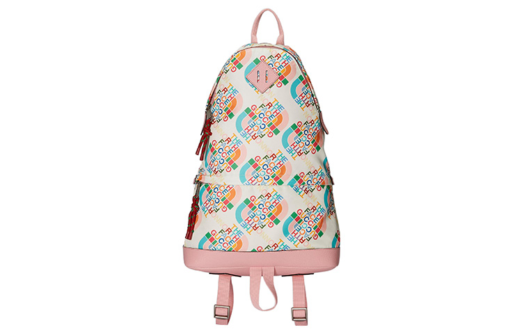 

GUCCI Рюкзак The North Face Collaboration с кожаными деталями мужской бело-розовый