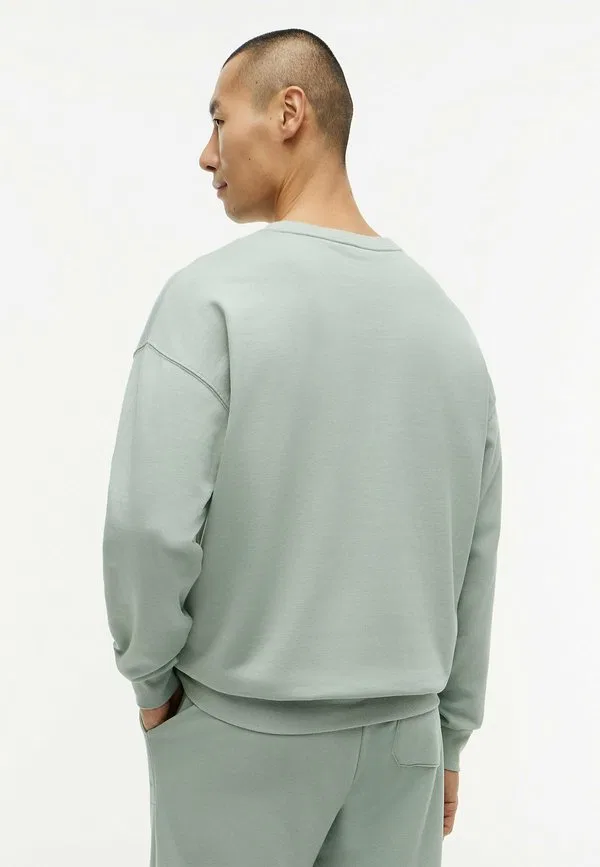 Основной логотип, спортивная пижамная футболка для отдыха Tommy Hilfiger, Minty Grey — фото 3