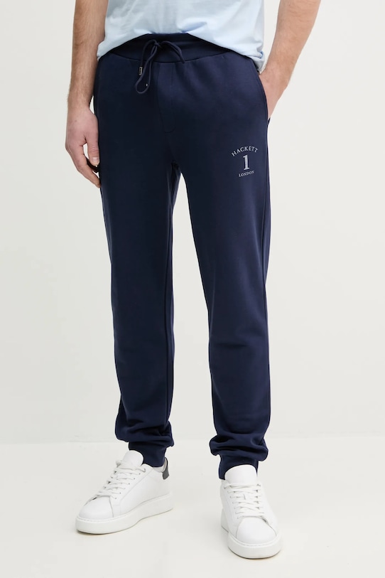 

Хлопковые спортивные брюки Hackett London, темно-синий