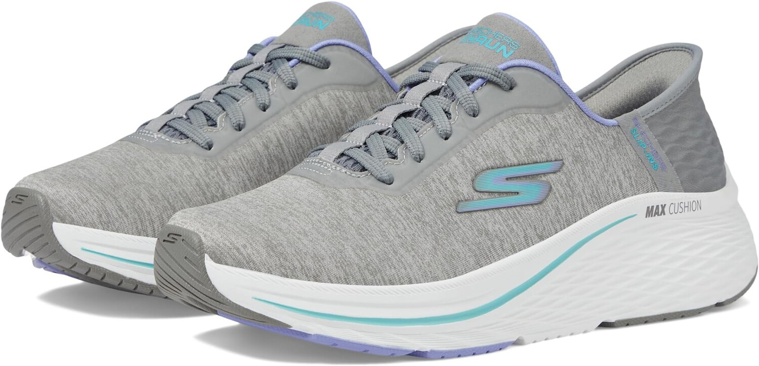 Кроссовки Max Cushioning Elite 2.0 Prevail Hands Free Slip-Ins SKECHERS, цвет Gray/Blue