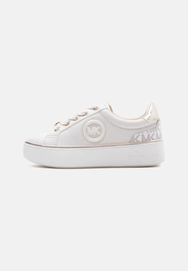 Кроссовки jordana finn Michael Kors Kids, Vanilla/Pale Gold-Coloured Metallic/Vanilla