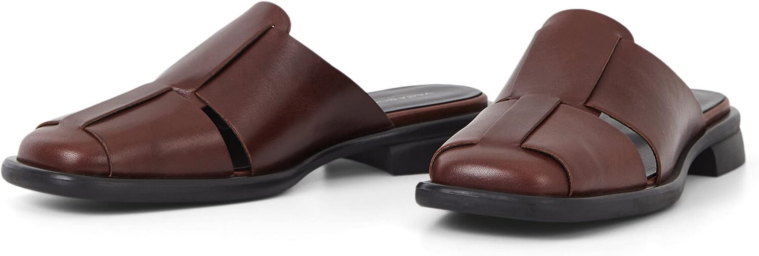 

Лоферы Vagabond Shoemakers Brittie Leather Woven Mule, цвет Chestnut