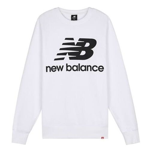 

Куртка Essentials Stacked Logo Crew Толстовка New Balance, белый