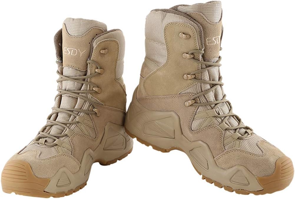 

Мужские армейские ботинки Delta, высокие тактические ботинки для улицы, альпинизма и бездорожья, бежевый, размер 41/UK 7.5/US 8 Jlfzc