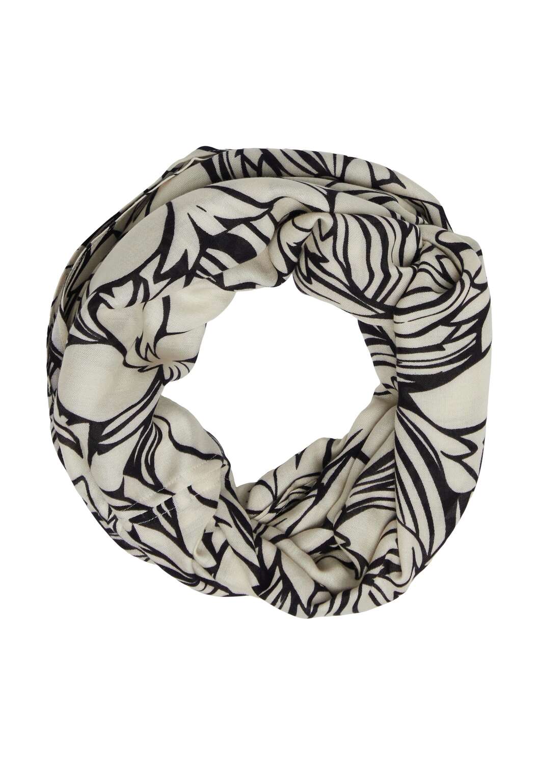 

s.Oliver Шарф-труба в цвете Black, Natural White