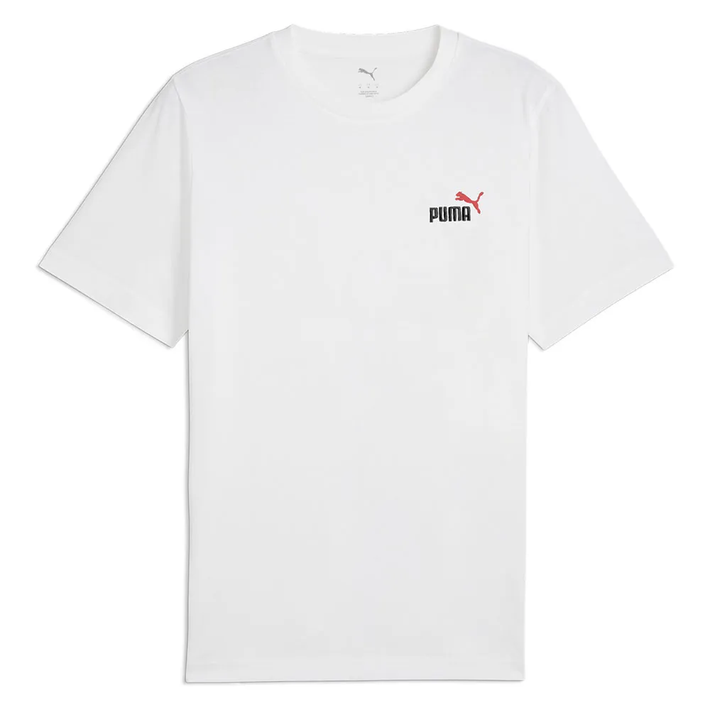 

Футболка с коротким рукавом Puma Ess 2 Color Small Nº1 Logo, белый