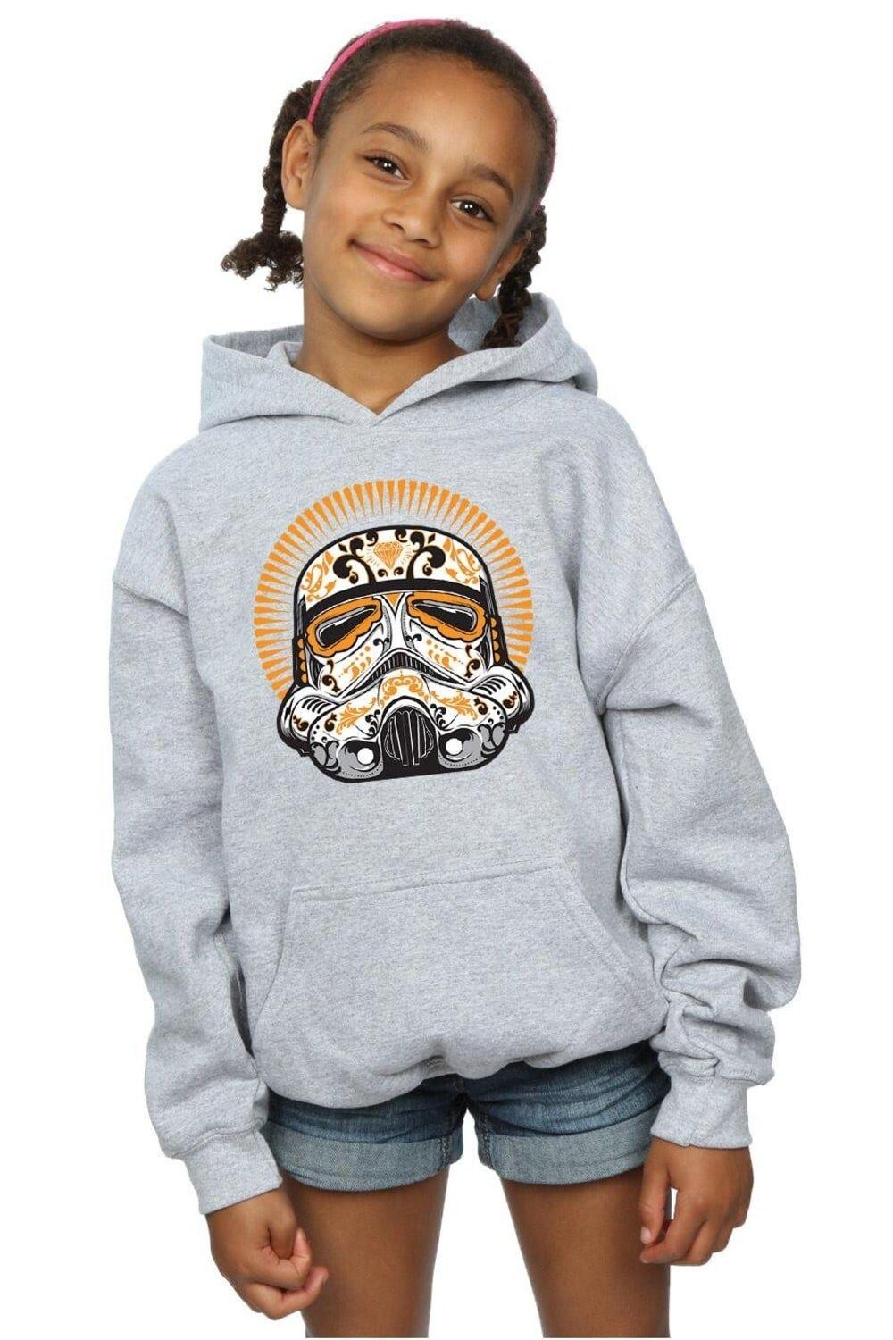 

Толстовка Stormtrooper Dia De Los Muertos Star Wars, серый