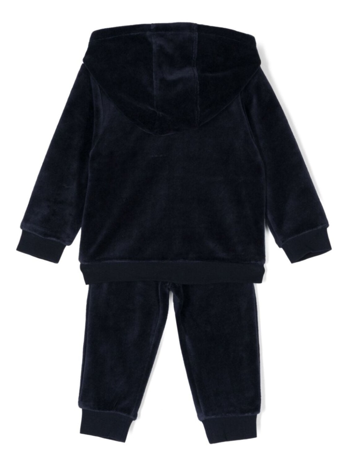 

BOSS Kidswear велюровый спортивный костюм, синий