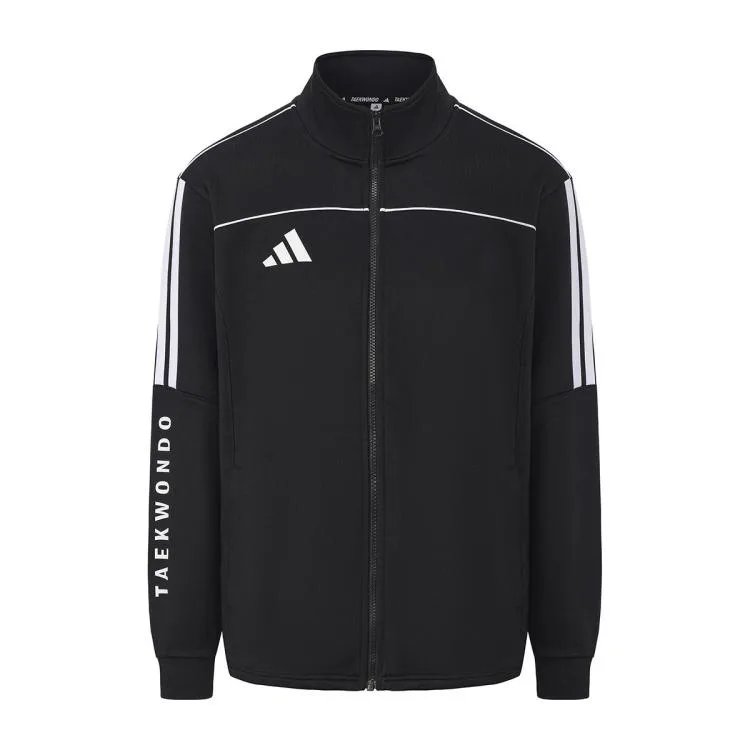 Adidas Куртка унисекс черная с воротником стойкой