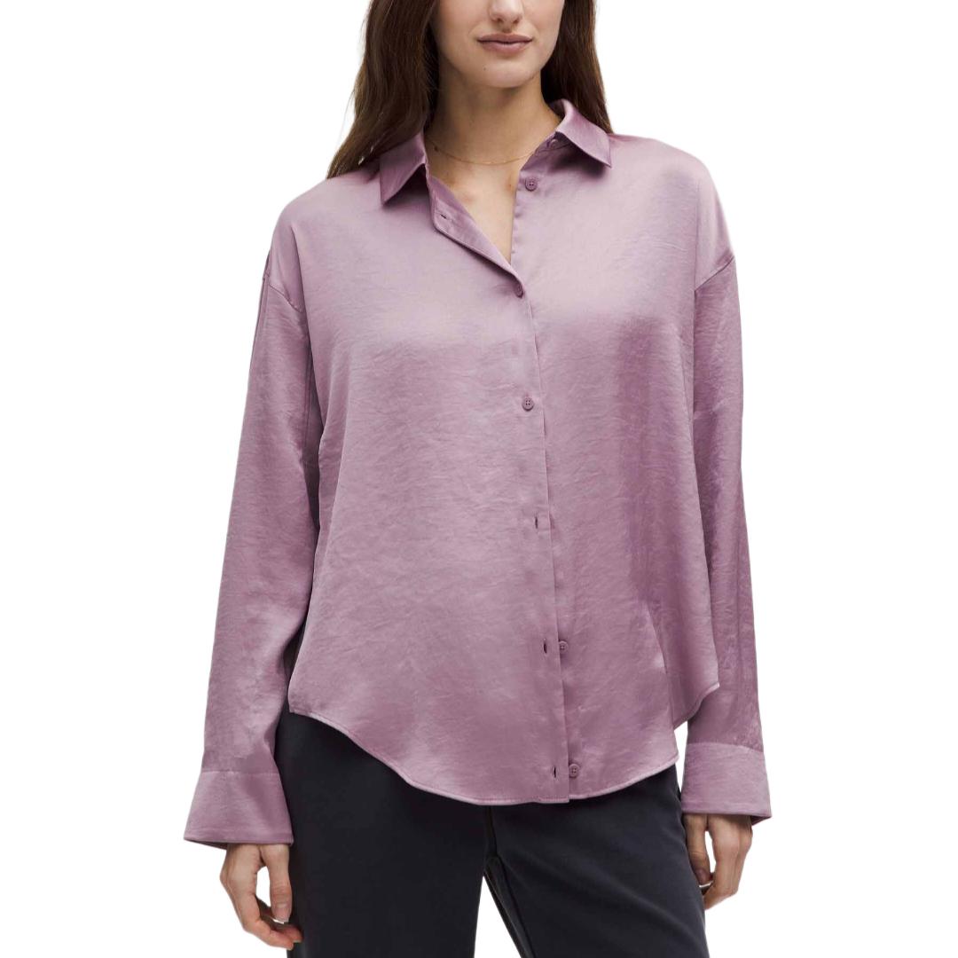 

Женская блузка с запахом Lululemon, лаванда
