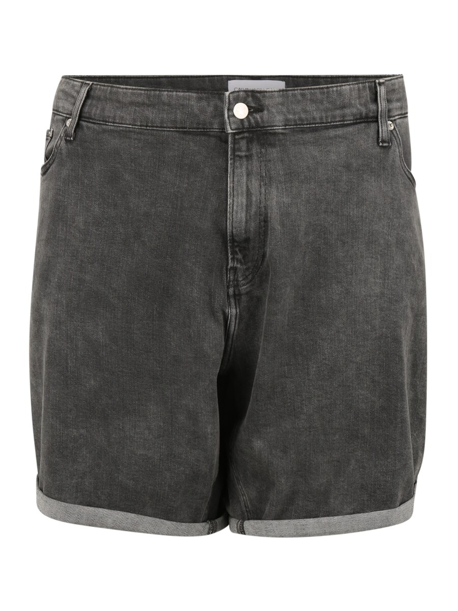 

Джинсовые шорты Calvin Klein Jeans Plus Regular Jeans, черный деним