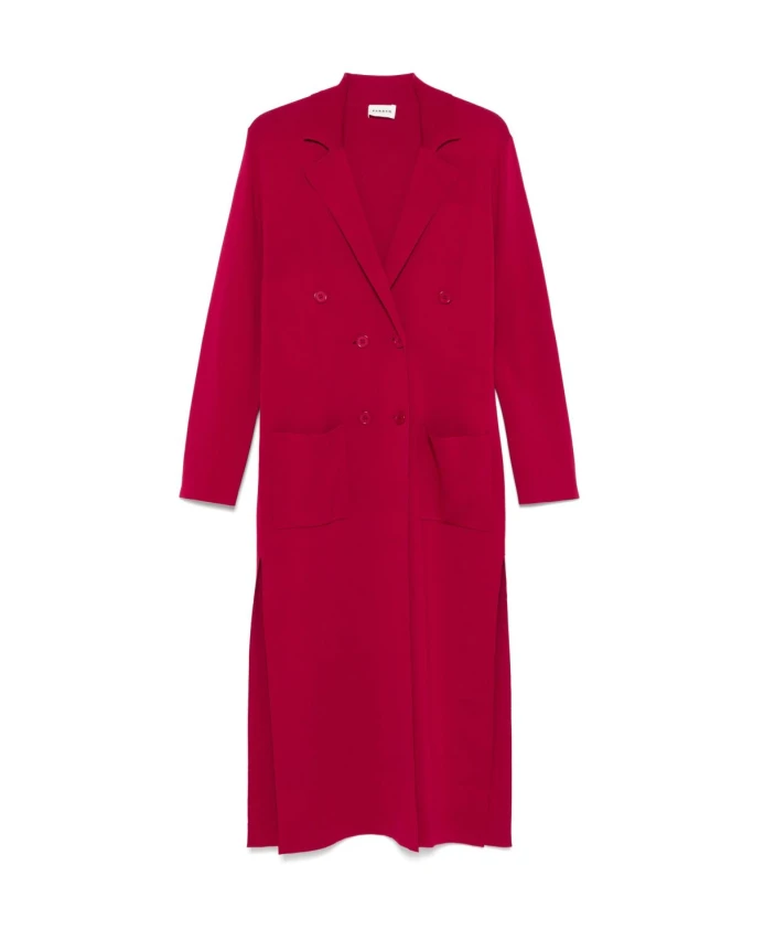 

Двубортное пальто P.A.R.O.S.H., красный
