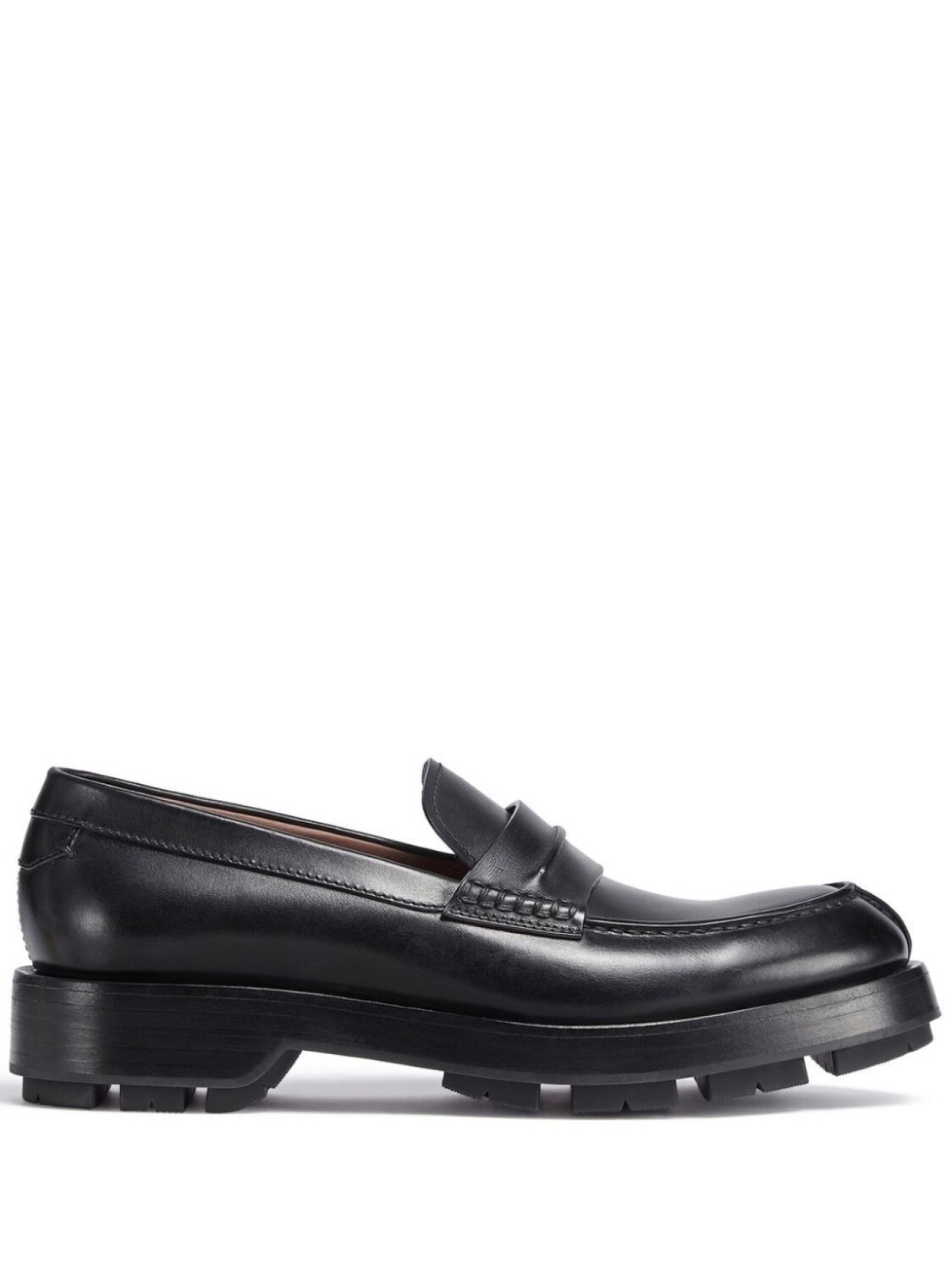 

Zegna лоферы Udine на массивной подошве, черный