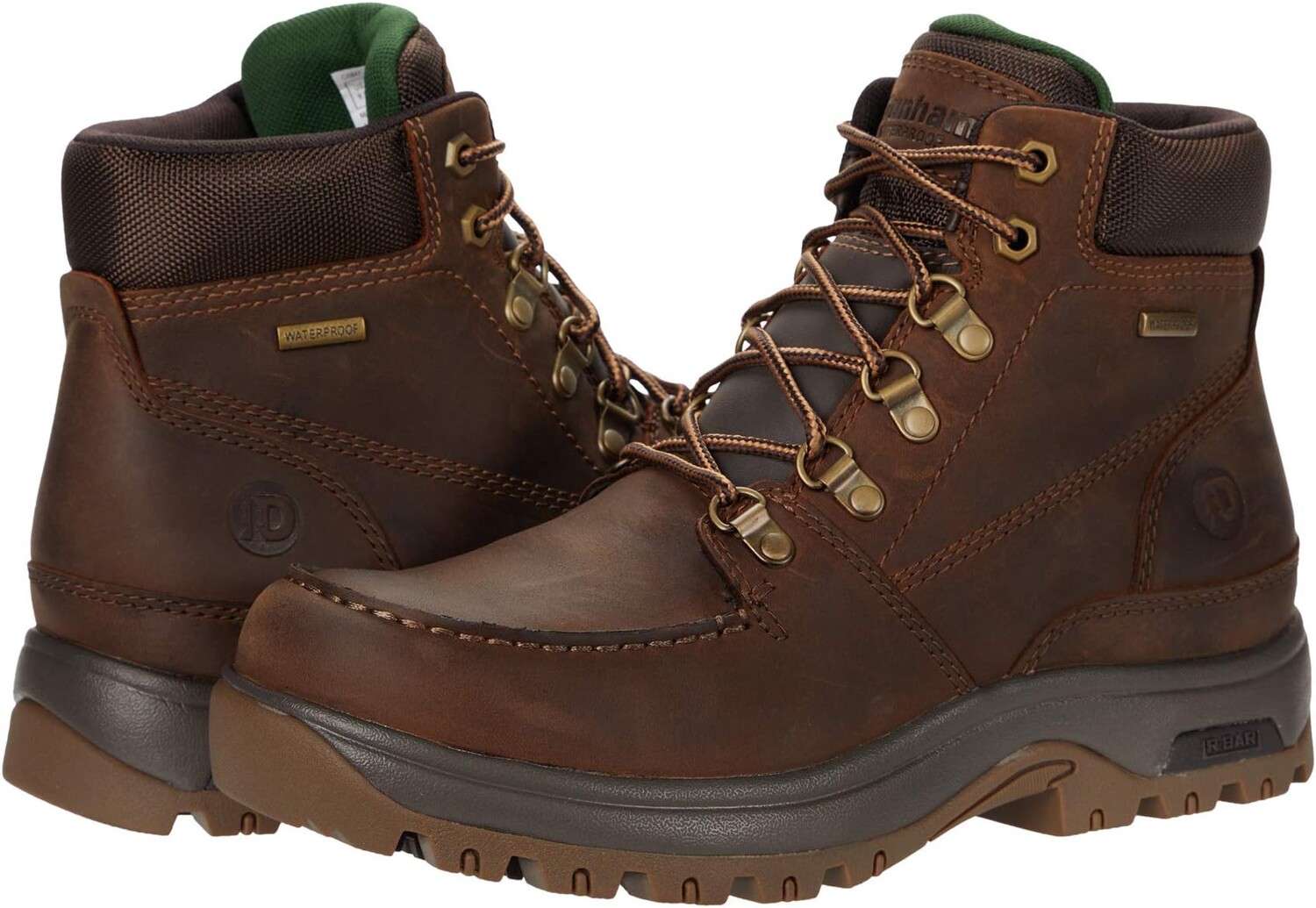 

Ботинки Dunham 8000 Works Moc Waterproof Boot, цвет Brown Leather