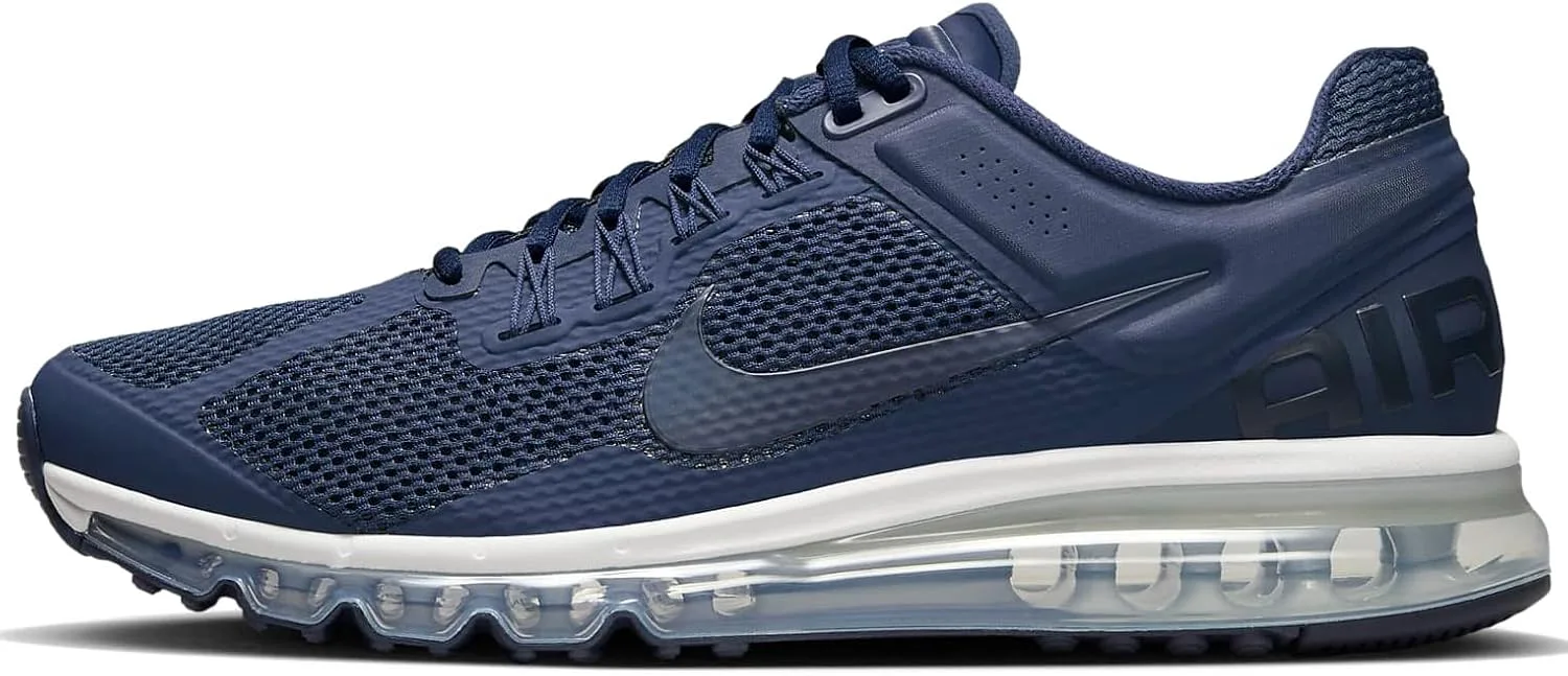 Мужские кроссовки Nike Air Max 2013, темно-синий/белый/металлик серебристый — фото 2