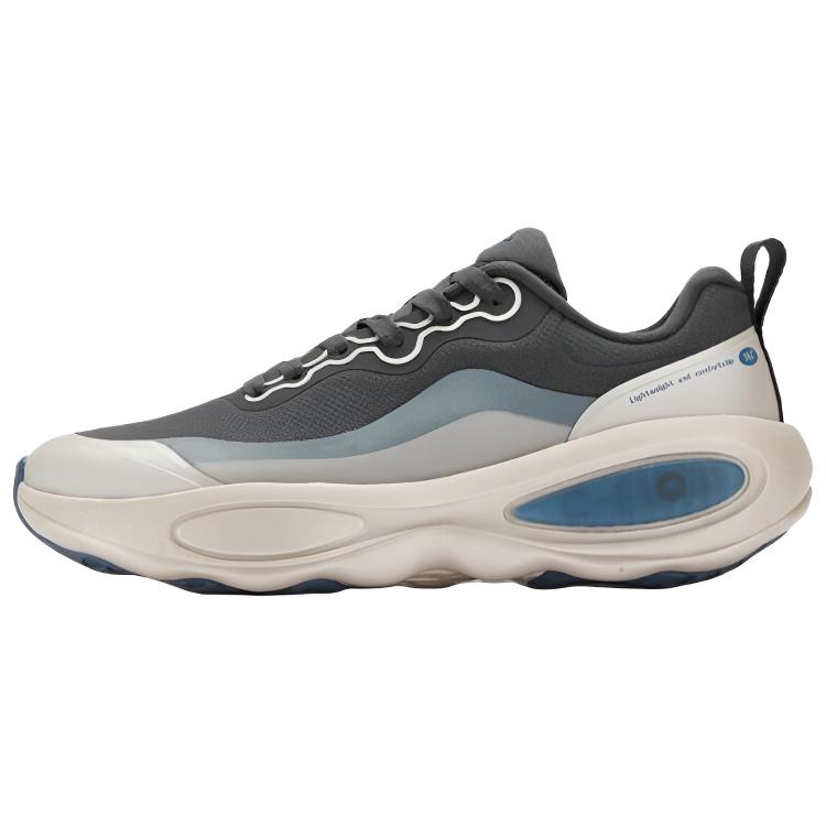 

Кроссовки мужские низкие массивные с амортизацией, износостойкие и дышащие 361°, черный charcoal серый