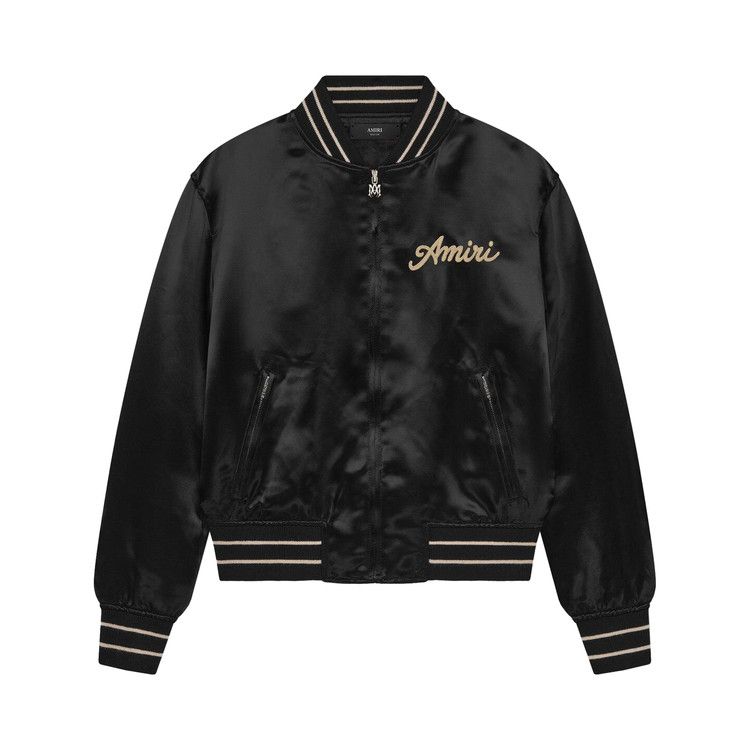 

Куртка Amiri Club Amiri Satin Bomber Jacket, Black