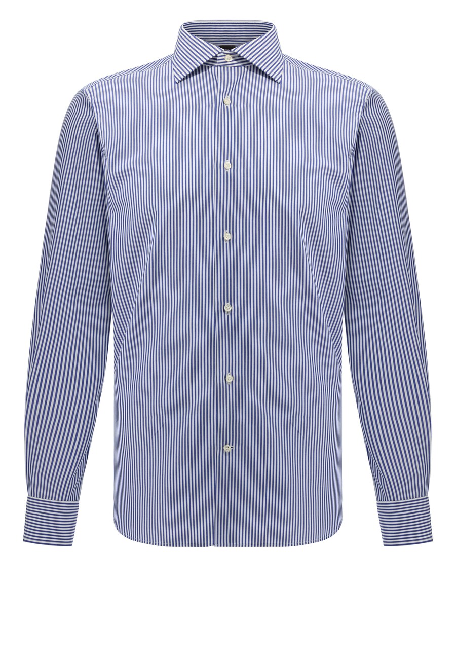 

Рубашка на пуговицах классического кроя Boggi Milano, цвет Blue/White