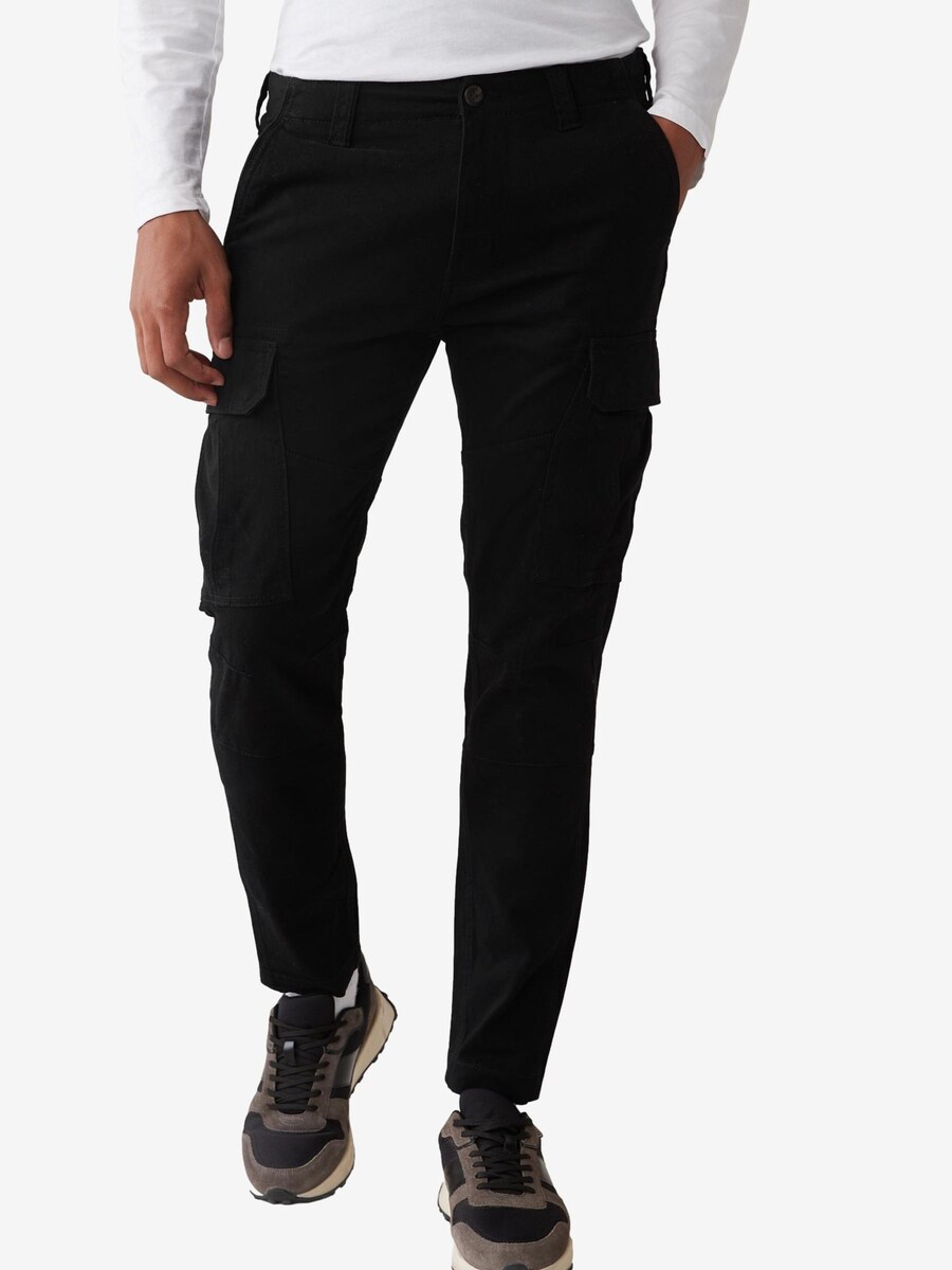 Брюки-карго Next Tapered Cargo Pants, черный — фото 2