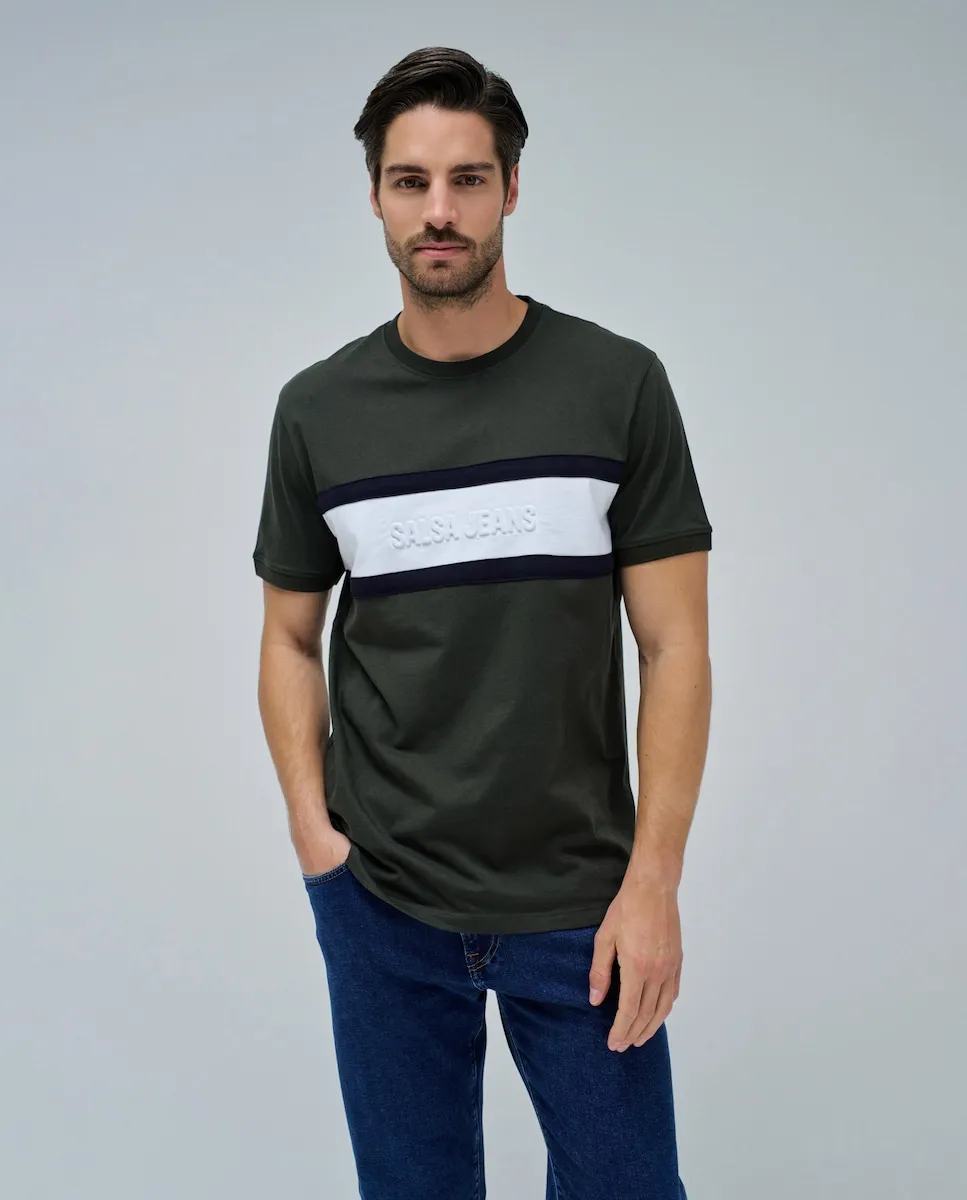 

Мужская трицветная футболка Salsa Jeans
