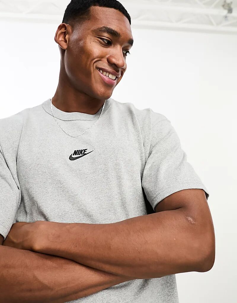 

Футболка унисекс оверсайз Premium Essentials темно-серого цвета Nike