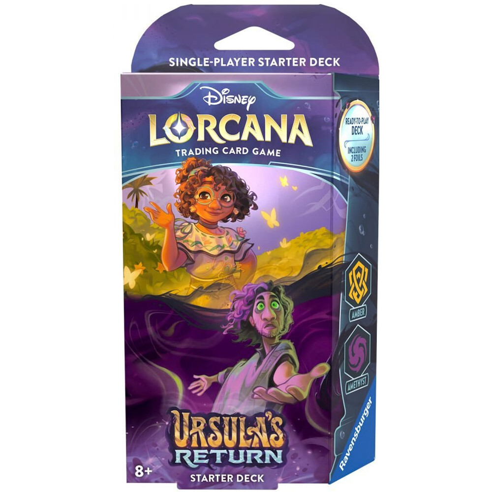 

Карточная игра Ravensburger Lorcana TCG: Ursula's Return - Starter Deck - Amber & Amethyst