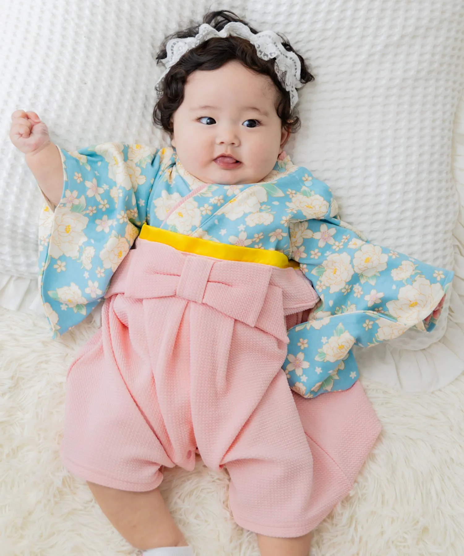 Комбинезон хакама Chil2, Peony pattern