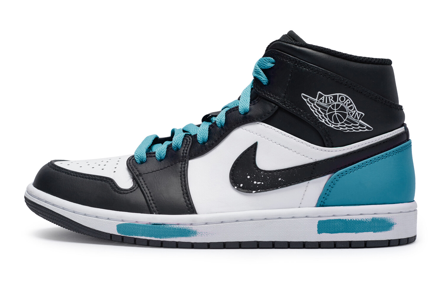 

Кроссовки Air Jordan 1 Vintage Basketball Shoes Women's Mid-top Lake Blue, голубой, Синий, Кроссовки Air Jordan 1 Vintage Basketball Shoes Women's Mid-top Lake Blue, голубой