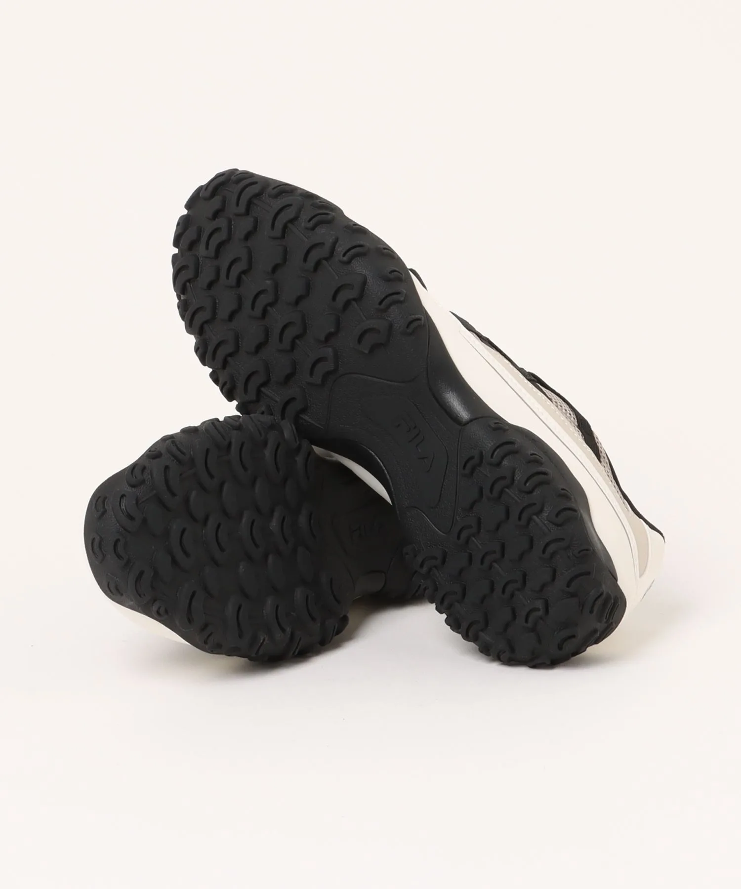 Мужские кроссовки из синтетических материалов FILA ECHAPPE LACE черно-серые — фото 4